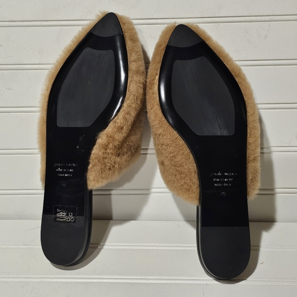 Jenni Kayne | Natural Shearling Flat Mule - Picture 6 of 8